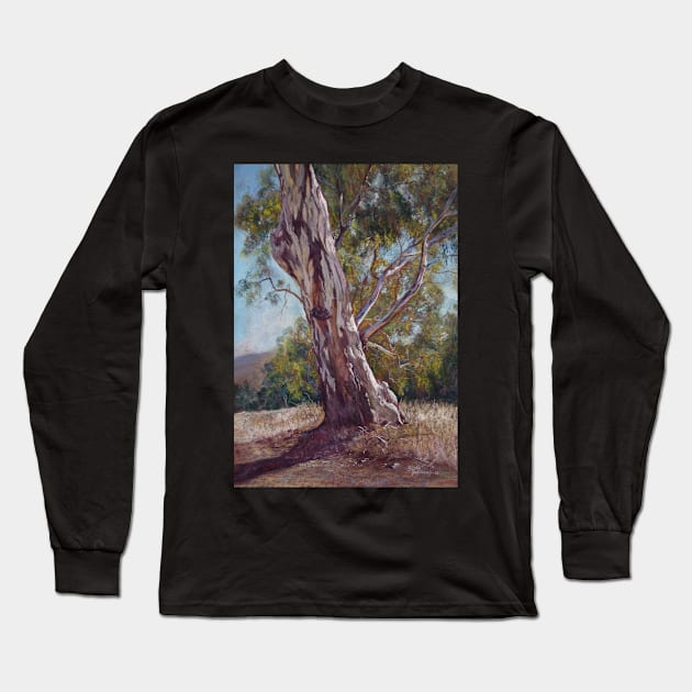 'Roadside Sentinel' Long Sleeve T-Shirt by Lyndarob